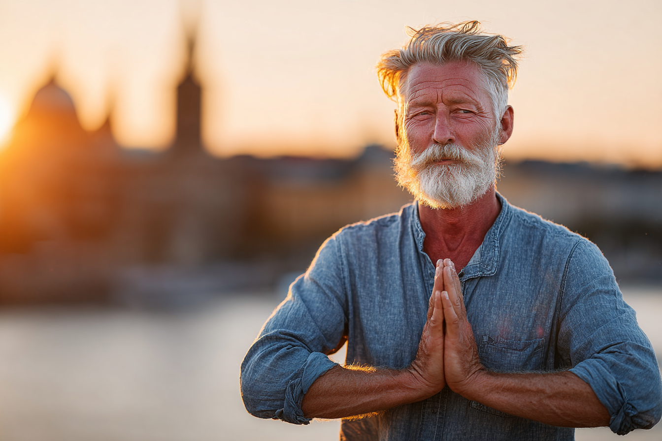 Мирна атмосфера йога-студії з натуральним освітленням